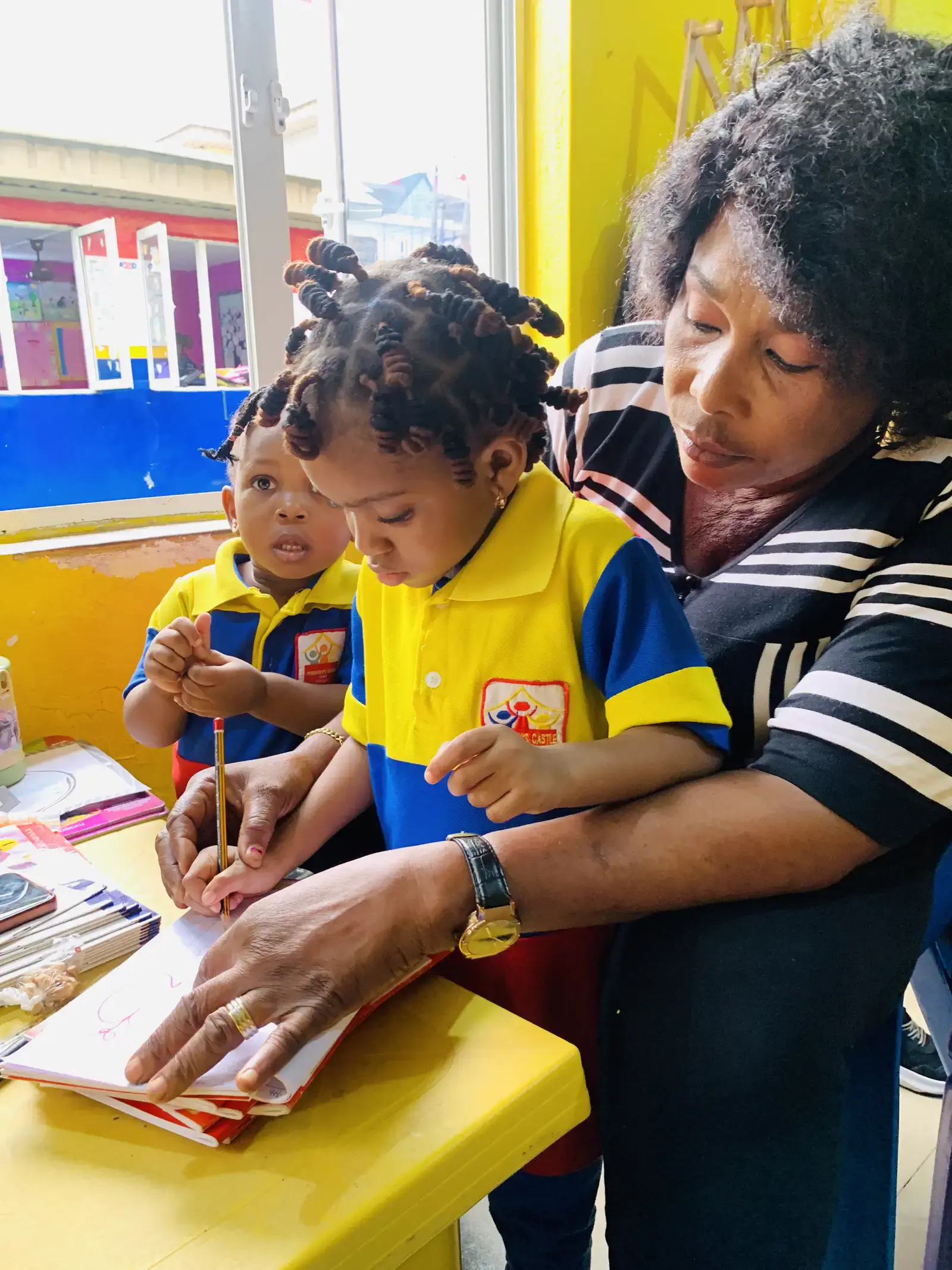 School classroom and learning